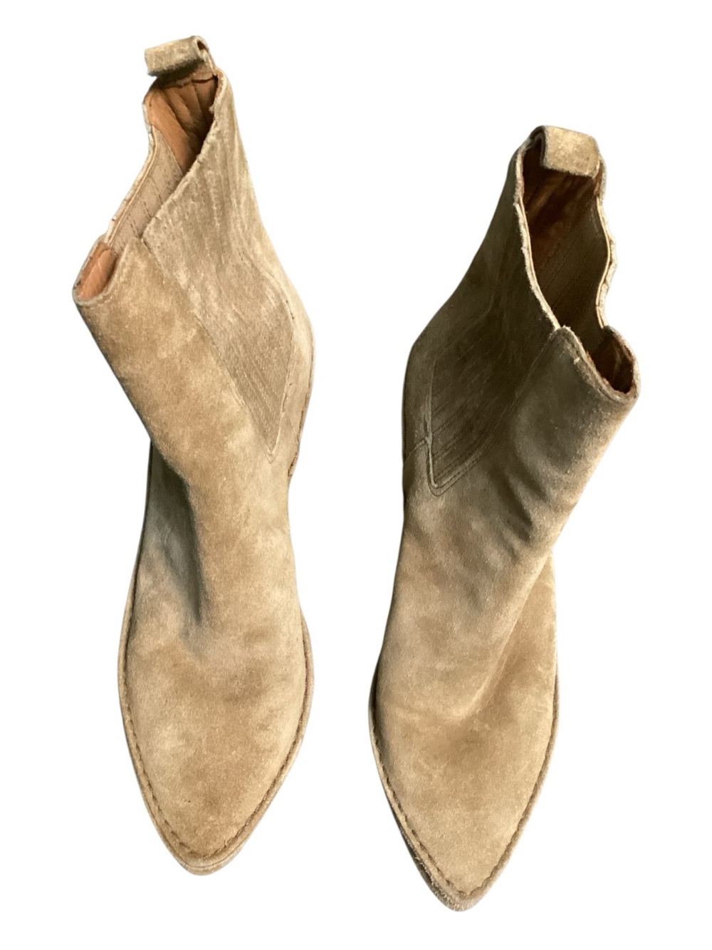 Tory Burch Lila Heeled Suede Ankle Boot - Picture 2 of 6
